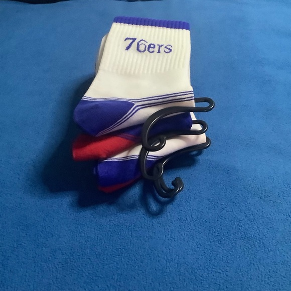 Philadelphia 76ers NBA Socks Bundle of 4 Pairs New! - Picture 4 of 4